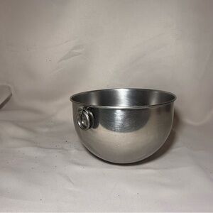 Vtg Revere Ware Stainless Steel Hanging D Ring Bowl 8”